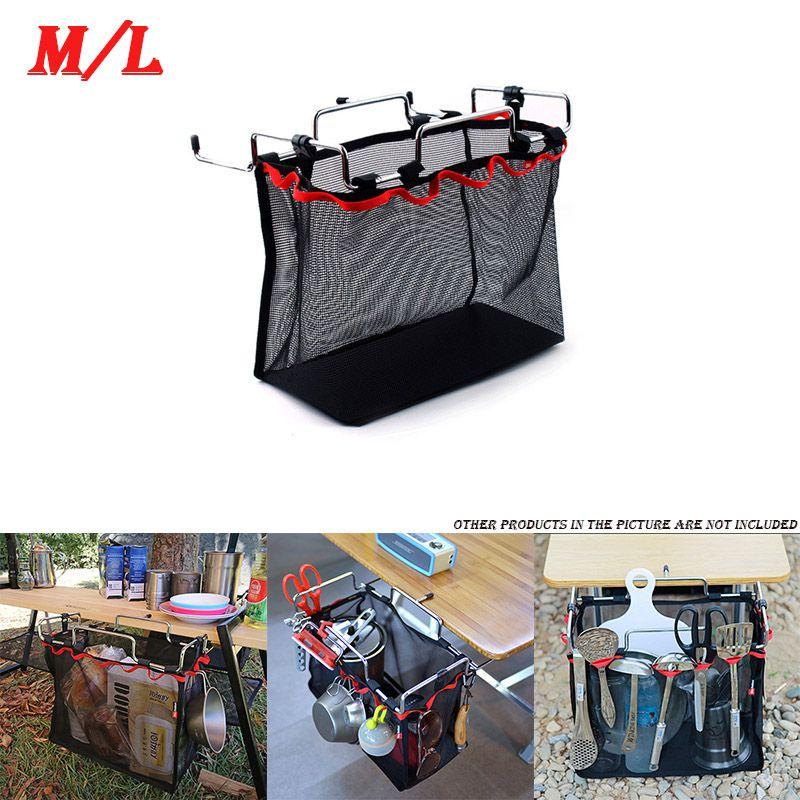 Vielseitiges BBQ-Drahtgitter-Aufbewahrungsgestell mit praktischer Tragetasche zur einfachen Organisation