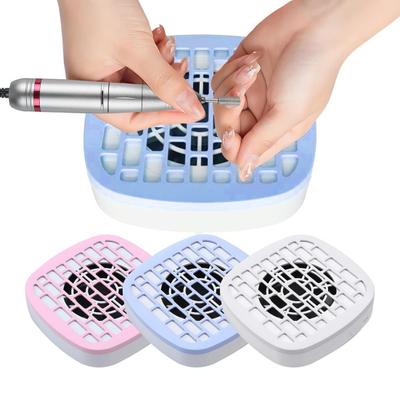 USB Mini Nail Vacuum Cleaner with Filter Paper 3200RPM Powerful Suction Nail Dust Collector Adjustable Portable Home Salon Dust Cleaner Extractor Fan