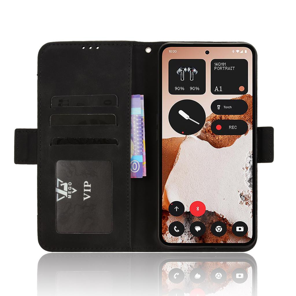 For Nothing CMF Phone 2 Pro Leather Case Phone Wallet Cover with Multiple Card Slots