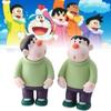 Takeshi Gouta Doraemon Toy Model Doll Pvc Material Decoration Durable Design