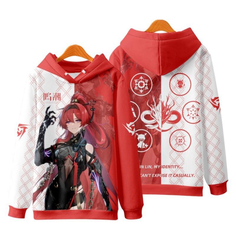 Game Wuthering Waves All Role Playing Hoodie 3D Print Men Women Anime Sweatshirt  Spring Autumn  Hoodies Casual Y2k Tracksuit Coat