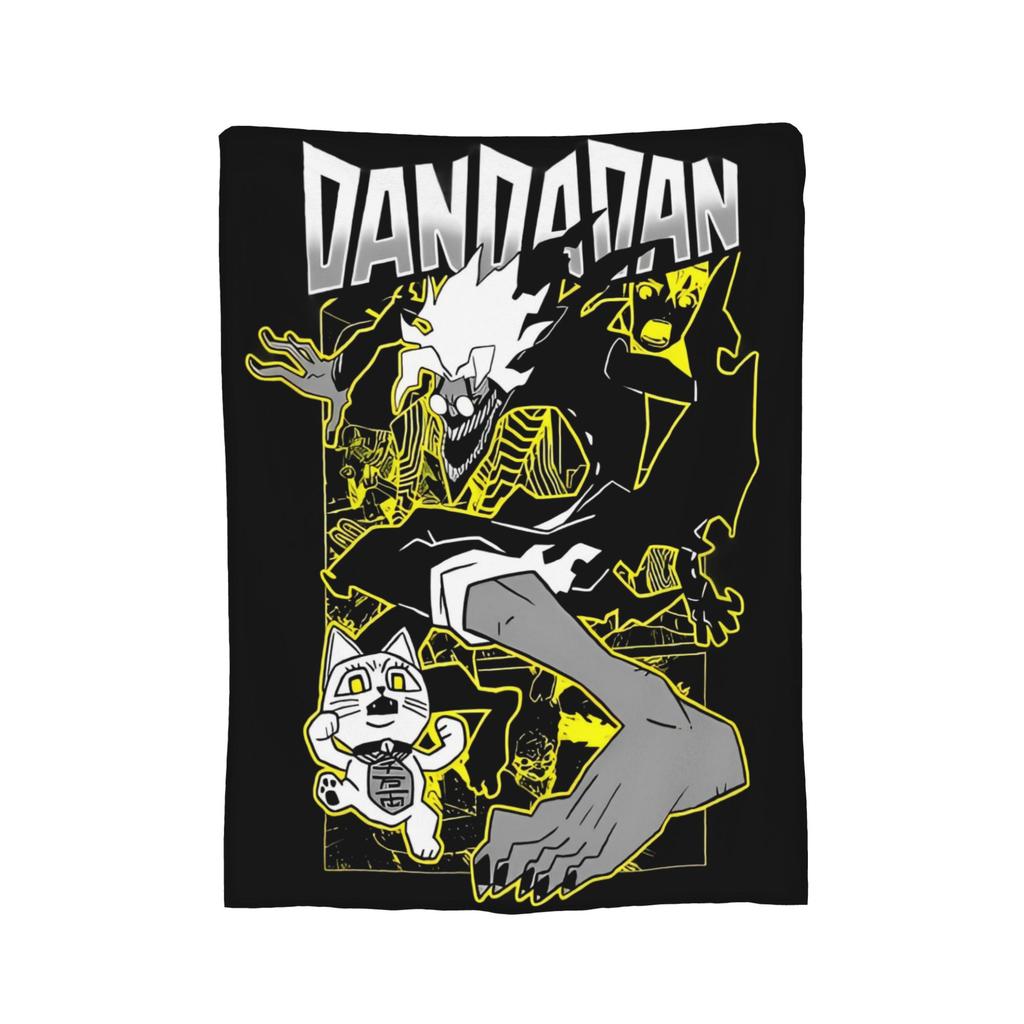 Turbo Granny Dandadan Anime Flannel Blankets  Creative Throw Blanket for Bed Sofa Couch 200x150cm Plush Thin Quilt,