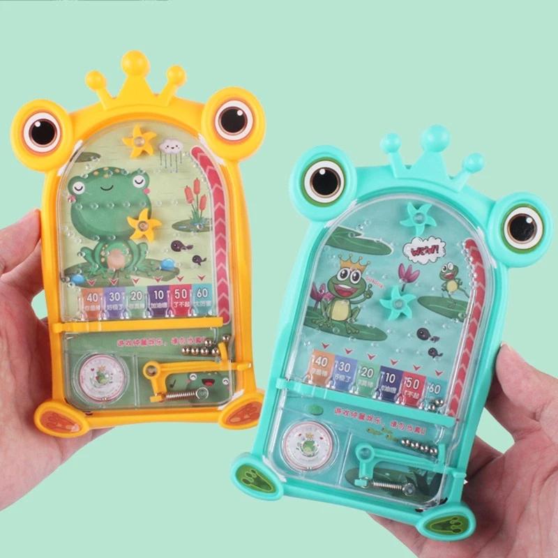 Children's Handheld Pinball Maze Toys Kids Table Shooting Board Games Parent-Child Interactive Educational Toy for Boys and Girl