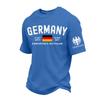Men's Casual Printed Round Neck Short Sleeve T-Shirt, Lightweight and Breathable