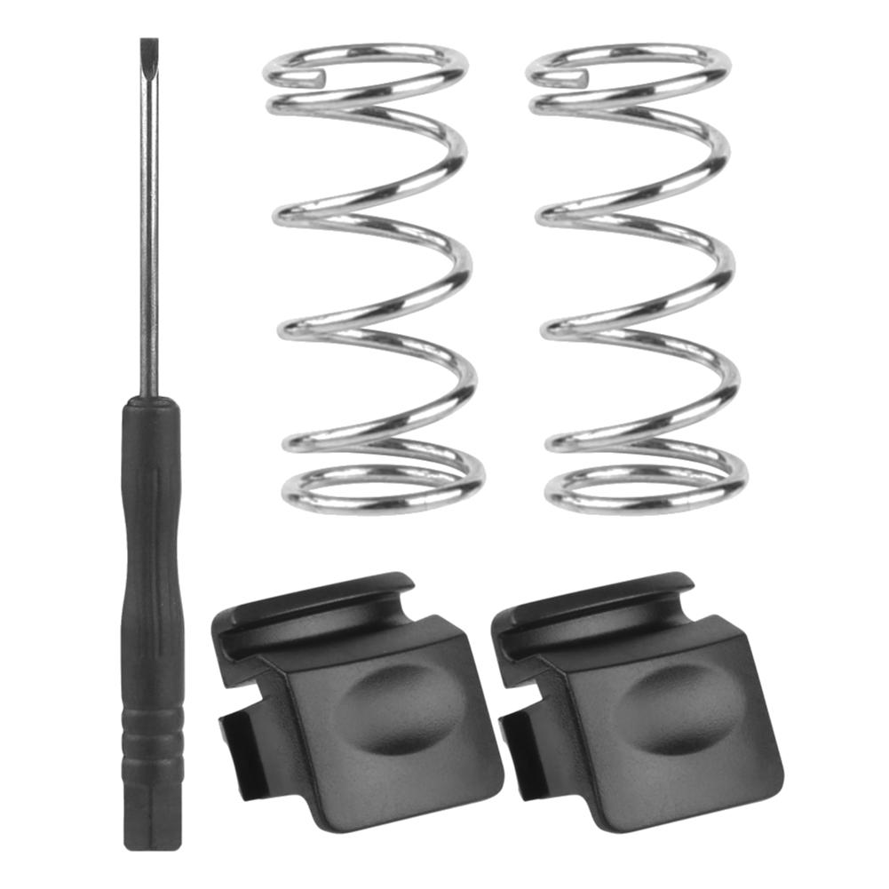 2 Stück Wasserflaschendeckel Mund-Druckknopfschalter mit Federn & Kleiner Schraubendreher für Owala FreeSip Wasserflasche