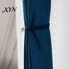 Easy Operate Curtain Fasteners 1 Pair Tiebacks for Drapes, Adjustable Rope Tie Backs, Faux Pearls Cord Buckle Holder Home Hotel Office Window Drapery