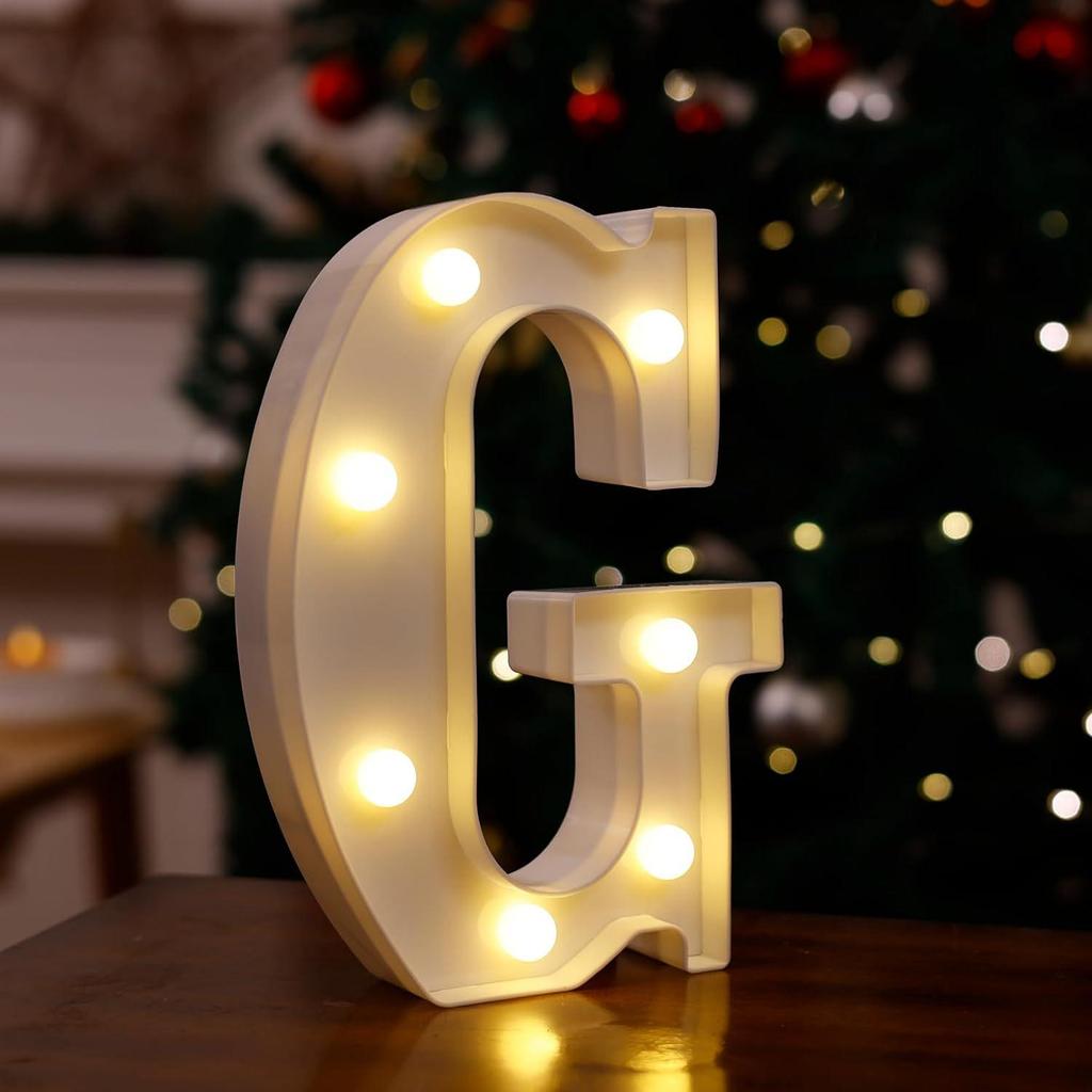 LED Letter & Number Lights: Multicolor Decorations for Birthdays, Proposals, Weddings, and Parties
