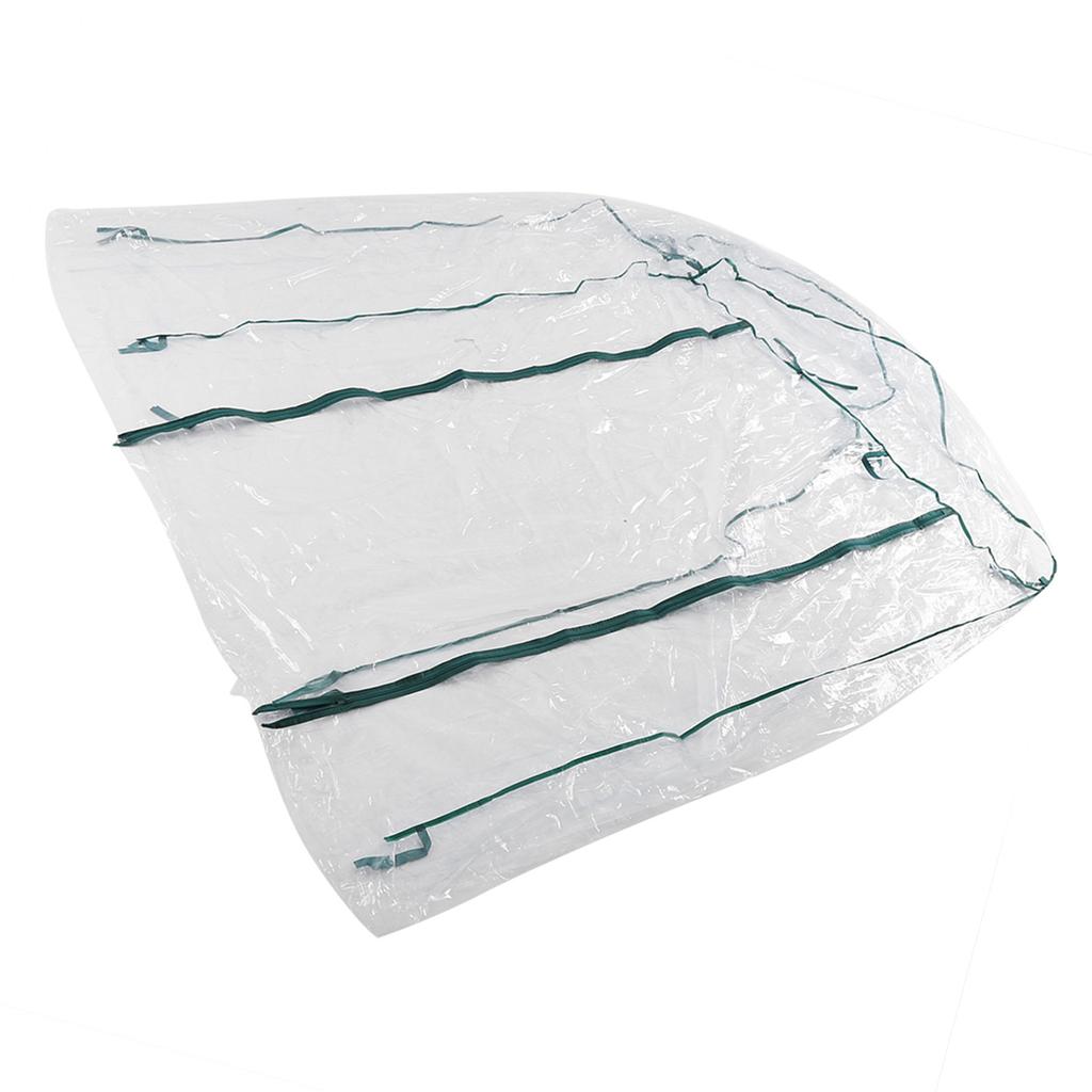 143 x 73 x 195 cm Tragbares Gartengewächshaus Warmes Gewächshausabdeckung Blumenpflanzen Gartenarbeit Außenbereich