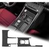 AIRSPEED Car Center Console Button Frame Cover Carbon Fiber AC Control Panel Interior Trim Accessories for Lexus IS250 IS300 IS350 IS200T 2013-2019,