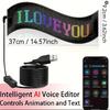 AI voice control Demon Eyes Car LED Display Programmable Flexible LED Display Soft Sign Board Pixel Custom Led Panel Christmas