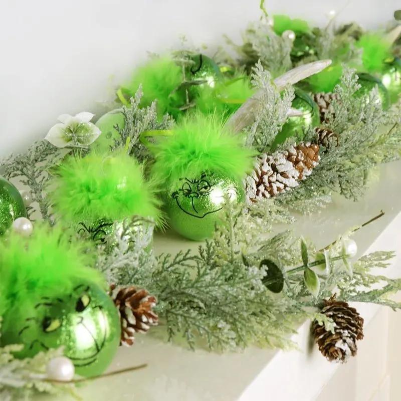Christmas Elf Ornaments Set 6 cm Diameter Pack of 12