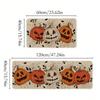 Absorbent Pumpkin Door Mat Easy Clean Halloween Doormat New Ghost Carpet  for Home Decoration