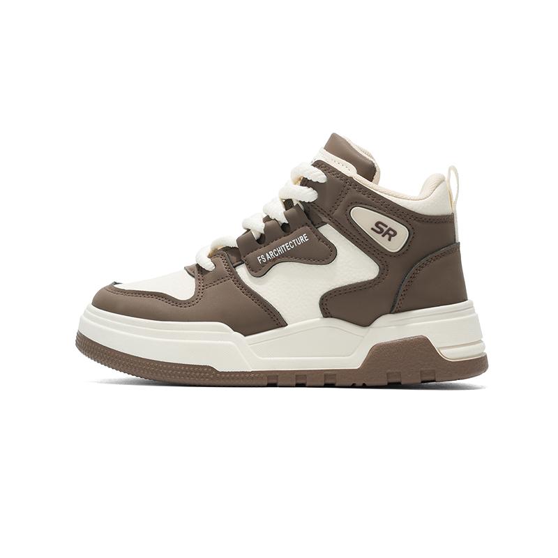 

Leather Children High Top Shoes Boy Sneaker Autumn PU Kids Casual Sports Shoes for Big Boy Size 35-39 37