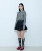 Rough Neck Pom-Pom Volume Skirt Black