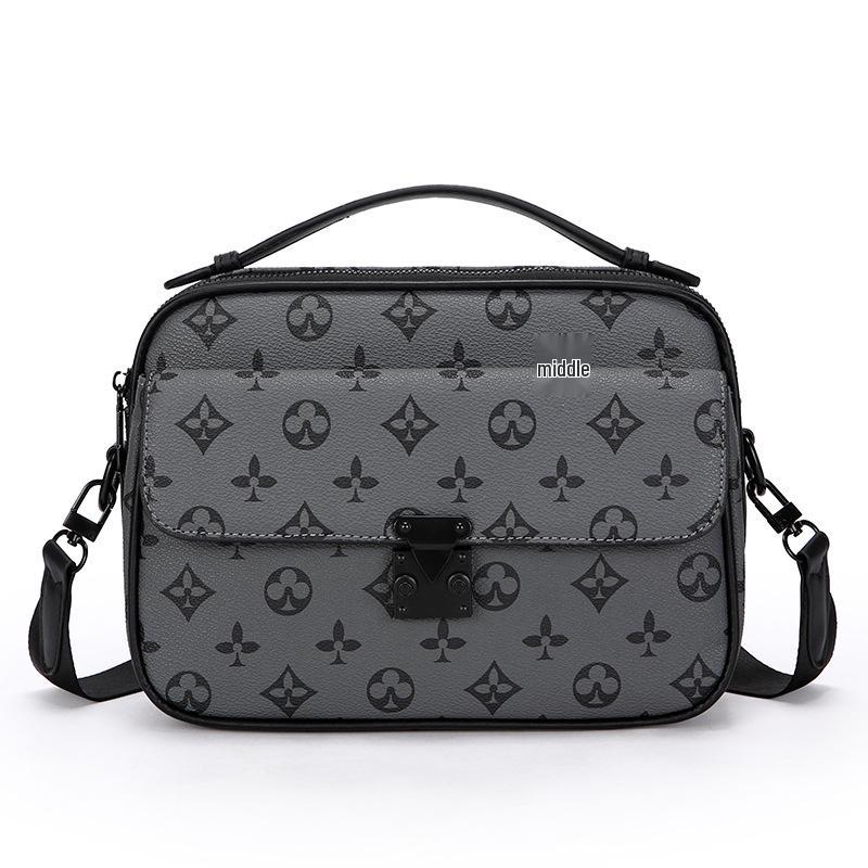 Men's Versatile Crossbody Messenger Bag - Trendy and Convenient Shoulder Bag for Business and Commuting