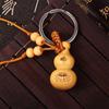 Ring Bag Pendant Wishful Key Chain Keychain Peach Wood Keyring Good Luck Gourd Chinese Traditional