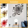 Diy Large 3d Wall Clock Mirror Surface Sticker Art Design Office Decor Home
