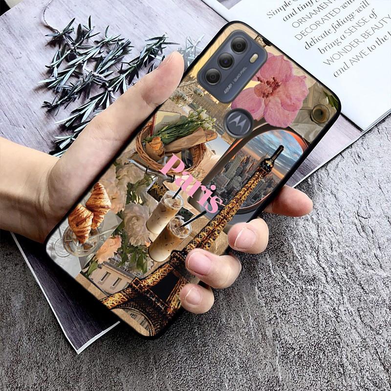 

Paris Phone Case For Motorola Moto G85 G55 G05 G14 G75 G31 G50 G10 G20 G30 G60 G13 G32 G84 G54 G53 G72 G24 Power Moto G72