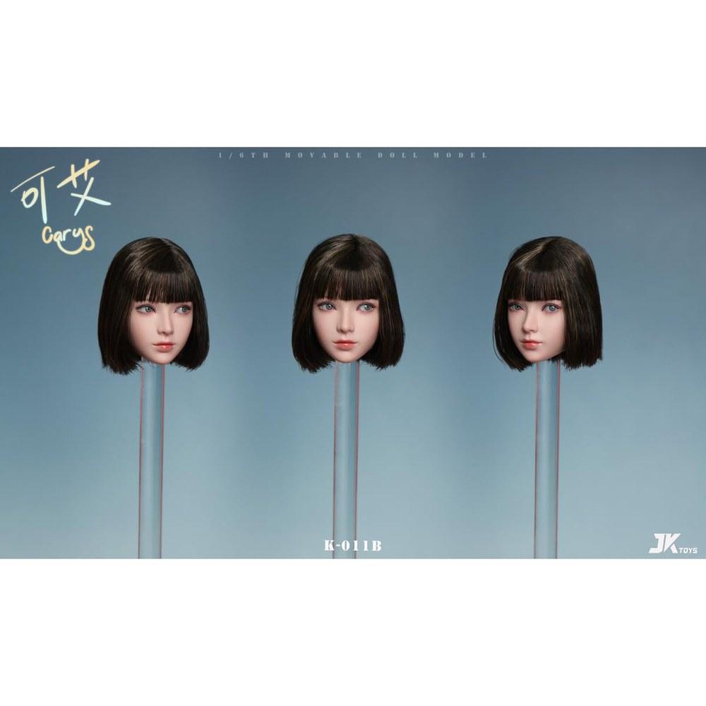 HiPlay JKTOYS Asian Beauty Head with Carys Movable Eyes Pre-Painted for Dolls