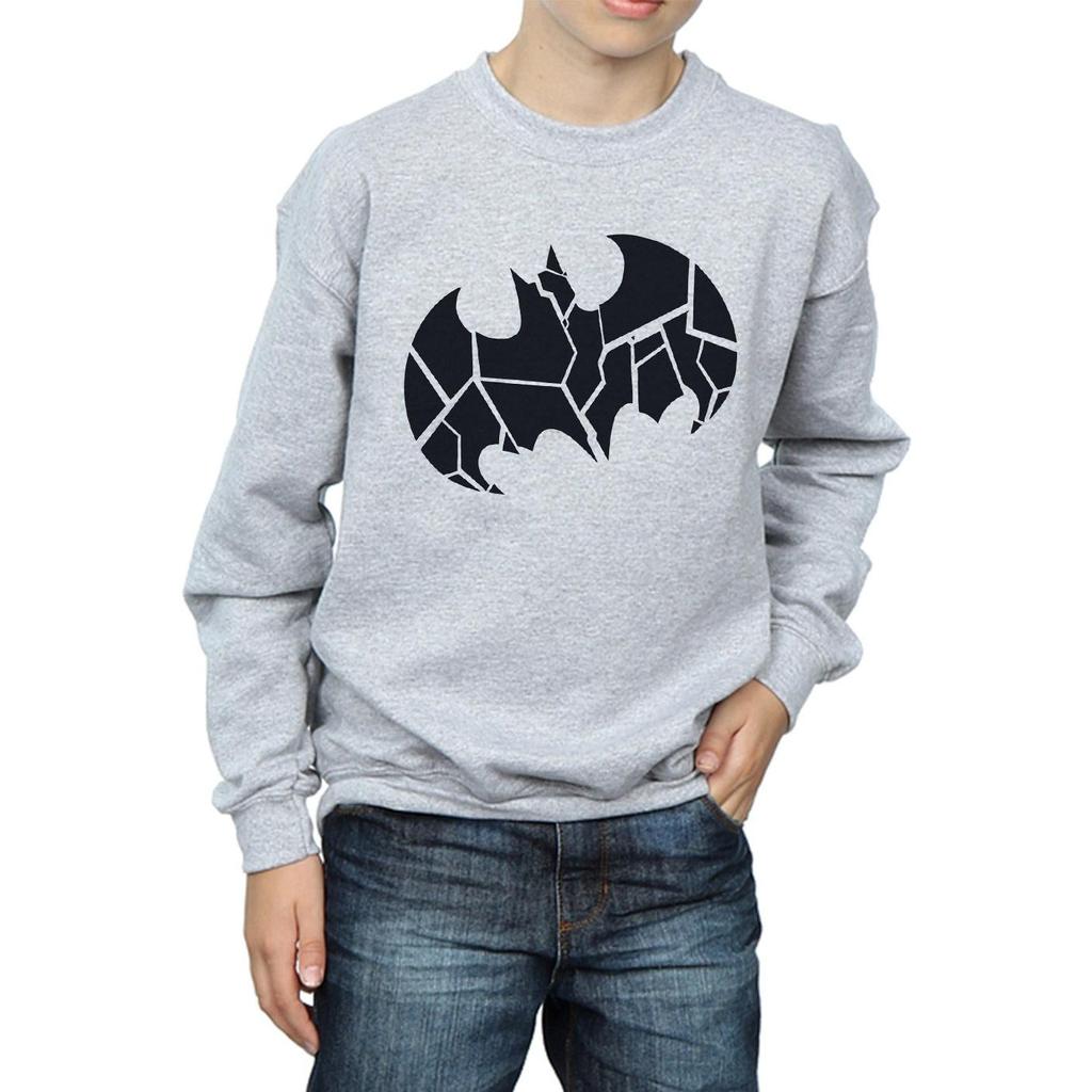 DC Comics Boys Batman One Color Shield Sweatshirt