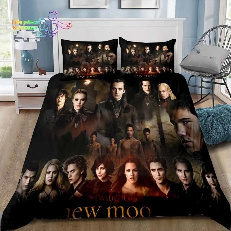 3D The Twilight Saga Hd Printed Comfortable Duvet Quilt Cover Pillowcase Bedding Set Children Bedroom Decoration Home Textile
