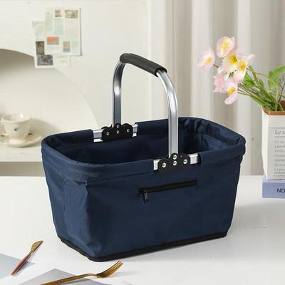 NuFeng Foldable Oxford Cloth Shopping & Picnic Basket
