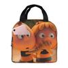 Maya The Bee With Flowers Cartoon Insulated Lunch Bag Storage Food Box Portable Cooler Thermal Lunch Boxes For Work