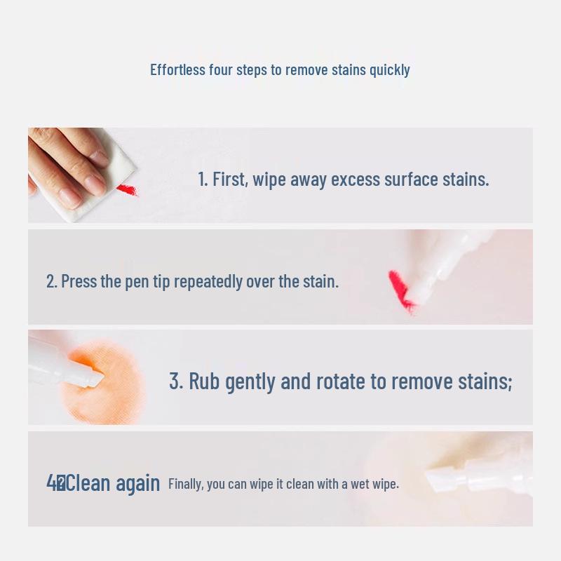 **Newcomer 0.11 Duo: Portable Water-Free Stain Remover Pen**