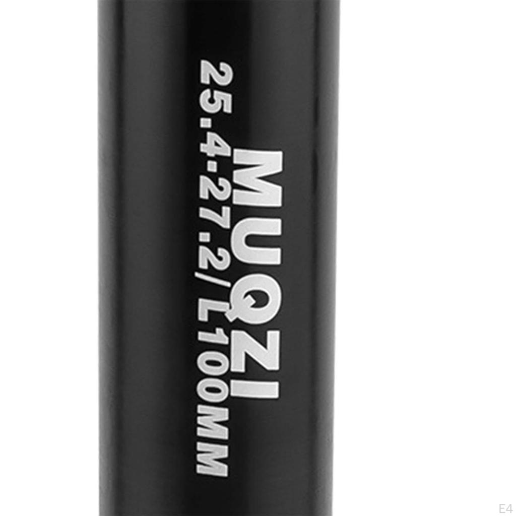 Bike Seat Post Shim Reducing Sleeve Extended 100mm Long Conversion Converter for Mountain BMX