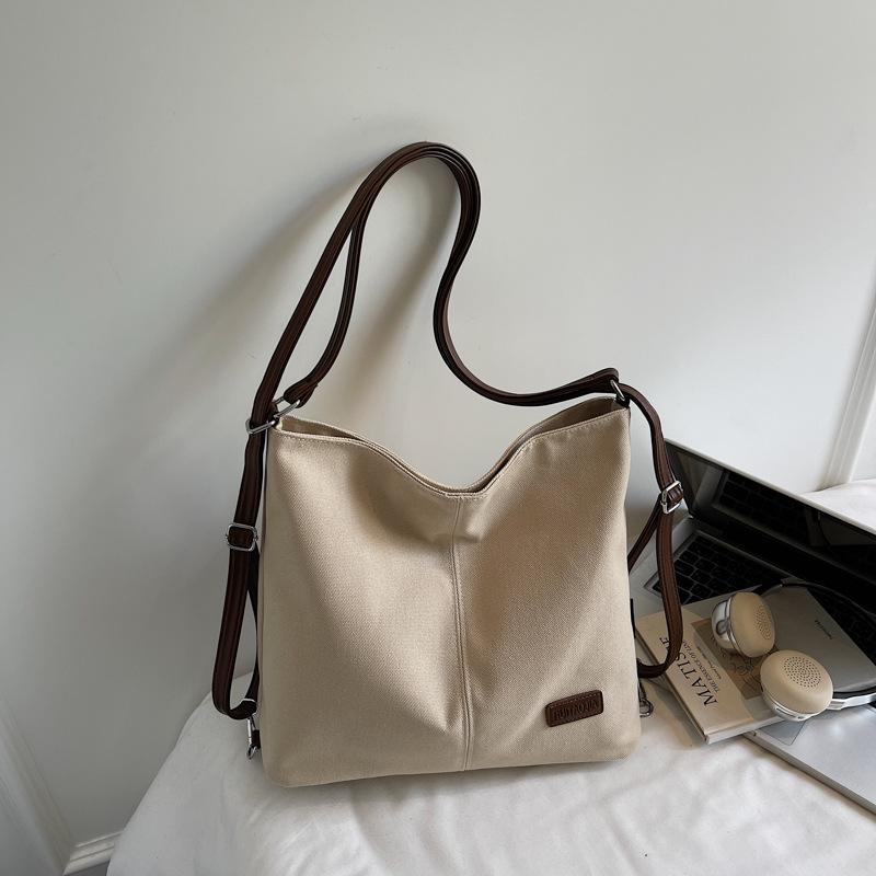 2025 New Backpack Bag Women's Large-capacity Niche Design Multi-purpose Commuter College Student Class Shoulder Messenger Bag