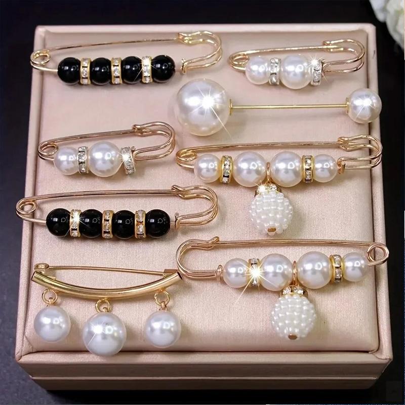 6/8Pcs Metal DIY Accessories Corset Brooch Clothing Leak Proof Fashion Women