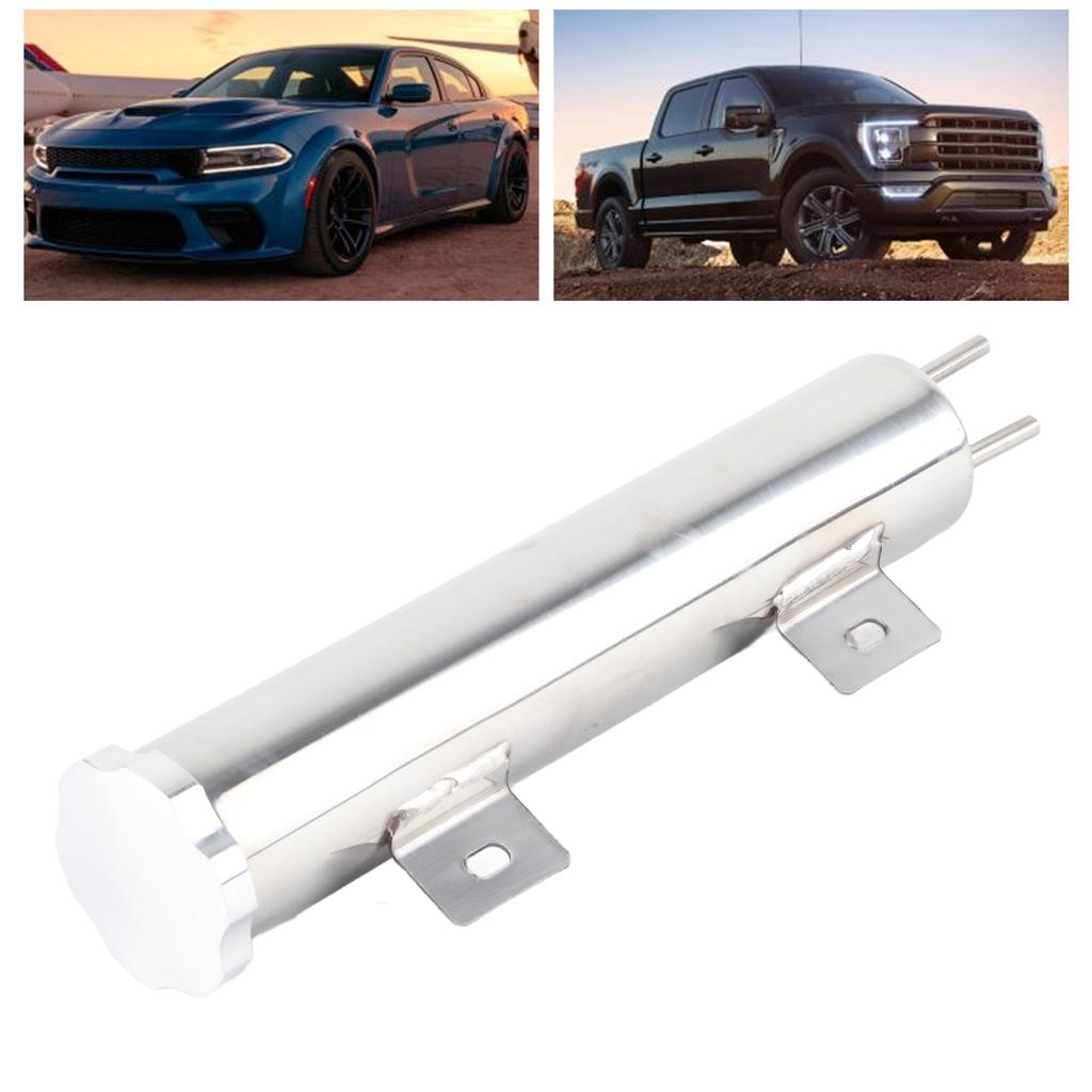 32oz Kühler Überlaufbehälter Flasche Polierter Edelstahl Kühlmittel Auffangbehälter Passend für Chevy