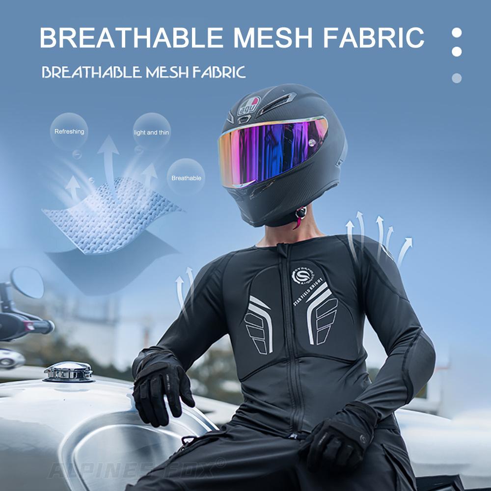 Motorcycle Riding Armor Men's Off-road Racing Protective Gear Sports Breathable Sweat Wicking Anti Fall Soft Suit