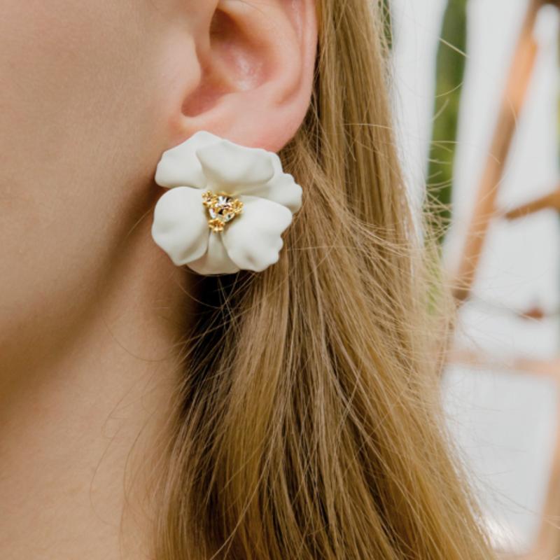 Dana Burton Cherry Blossom Stud Earrings