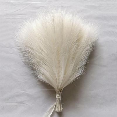 10Pcs Artificial Flowers Fluffy Pampas Grass Decor Fake Plant Reed Flower for Wedding Boho Bouquet Party Home Vase Decor