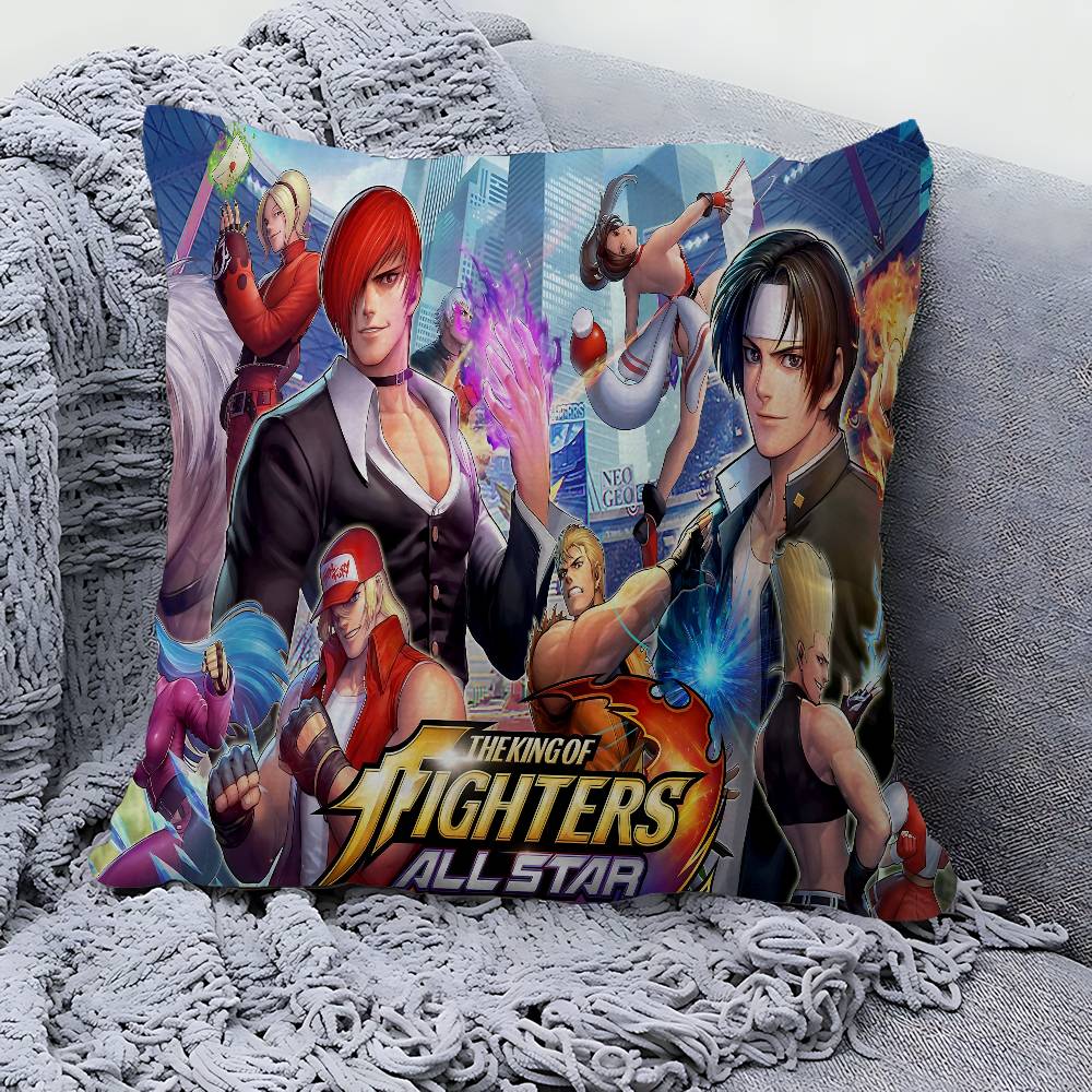 Fighting Game K-King of F-Fights Personalized Pillow Cover Kids Bedroom Wild Party Decor Pillowcase kid Birthday shower Gift