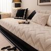 Nordic Style Shui Wave Sofa Cushion  Autumn And Winter New Plush Thick Anti Slip Sofa Cover Cloth Towel For Living Room