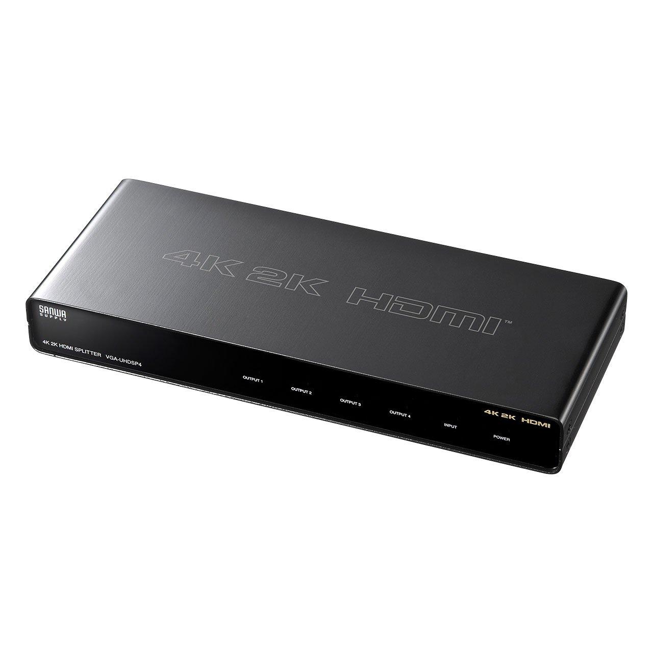 

Sanwa Supply 4K2K compatible HDMI distributor (4 distribution) VGA-UHDSP4 чорний