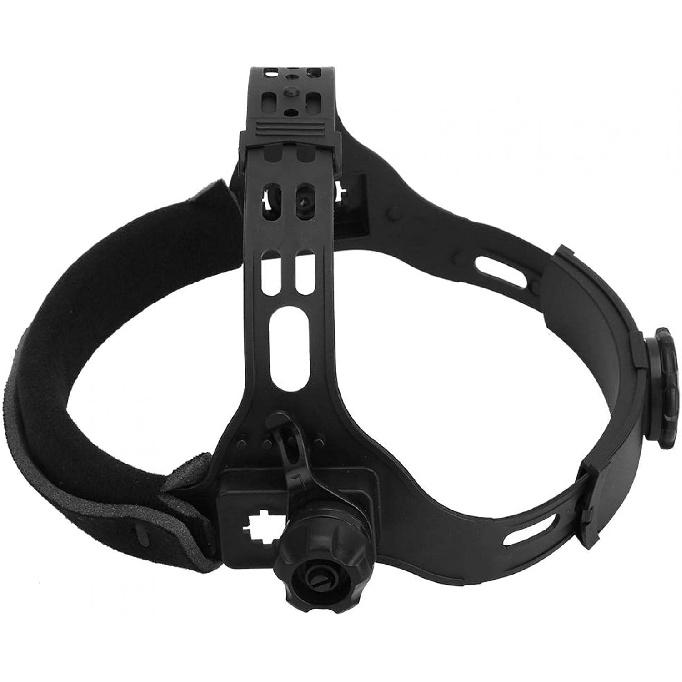 Наголовник для сварочной маски, Сварочный наголовник, Регулируемый наголовник для пластиковой сварочной маски, Аксессуары для сварочной маски с автозатемнением(черный)