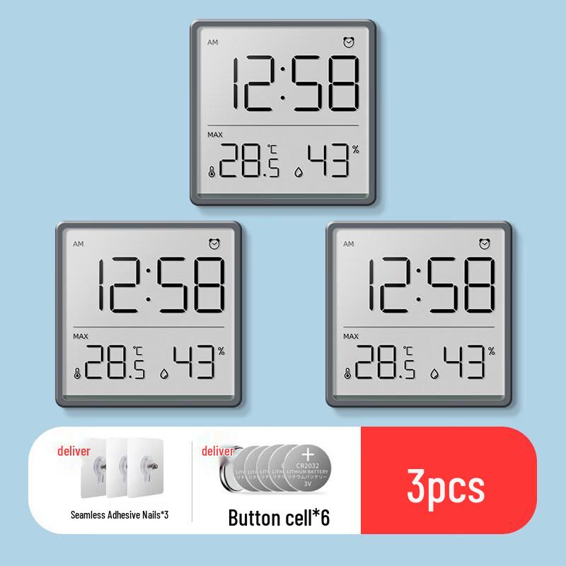 Bodefu HC Indoor Temperature and Humidity Monitor (3-Pack)