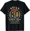 Built 80 Years Ago - All Parts Original Gifts 80th Birthday T-Shirt Unisex Summer Streetwear Tops Y2k Camiseta Hombre