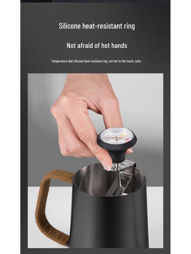 Klämförsedd Mjölk- och Kaffetermometer för Latte Art