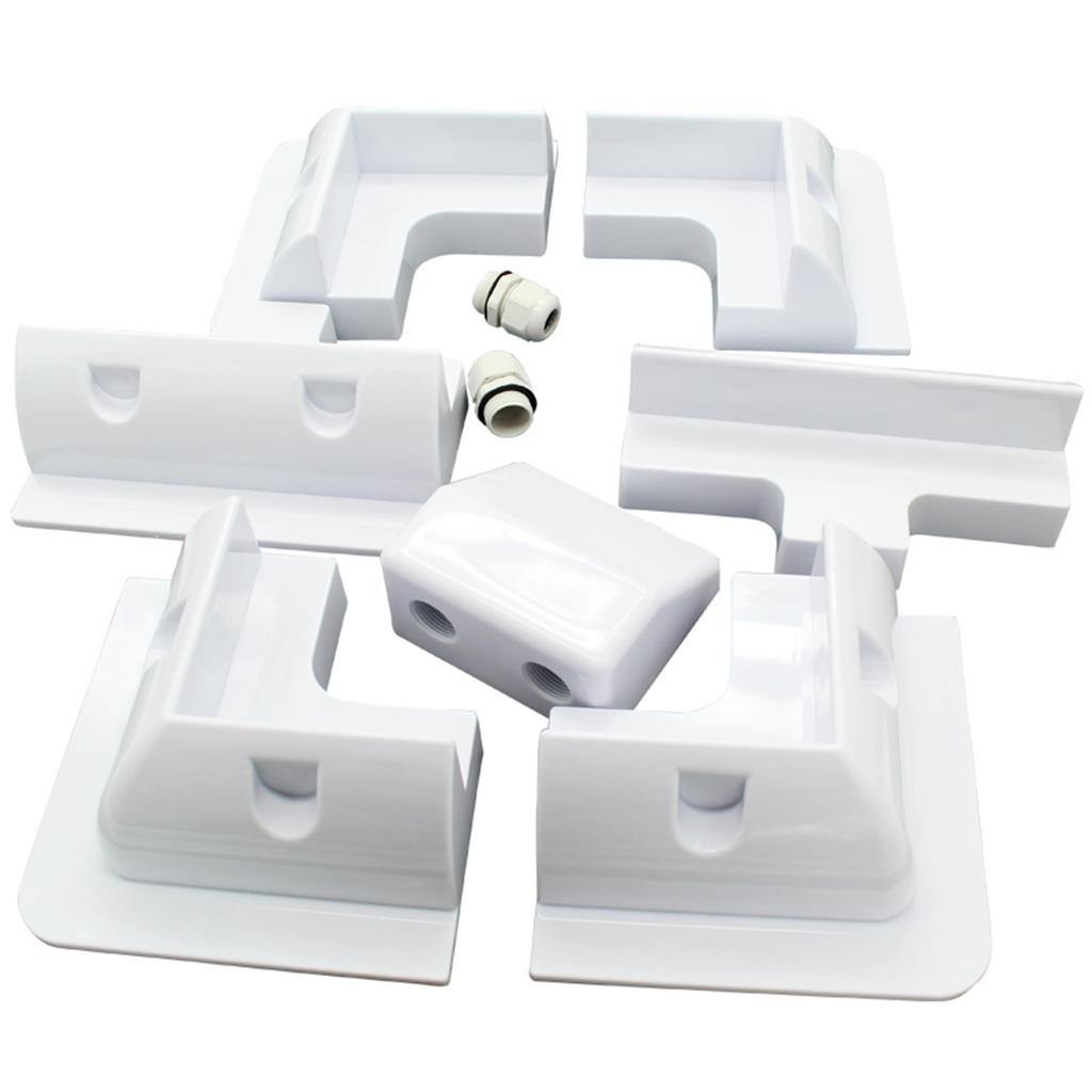 7pcs Solar Panel Corner Mounting Brackets Kit Caravan Boat RV Vehicle Roof ! 7pcs Solar Panel Corner Mounting Brackets Kit Caravan Boat RV Vehicle Roof !