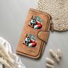 Cool Cunning Fox Printed Long Wallet Fashion Large Capacity Card Holder Casual Portable PU Leather Purse for Daily Use