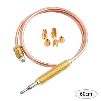 1Set M6 Thermocouple Replacement Set Universal Thread 60/90/120/150cm Gas Stove Probe Gas Valve Induction Line