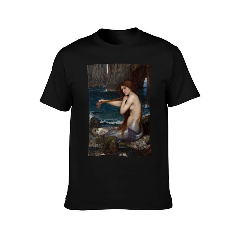 Waterhouses A Mermaid TShirt Sports Casual Breathable Tee Shirt