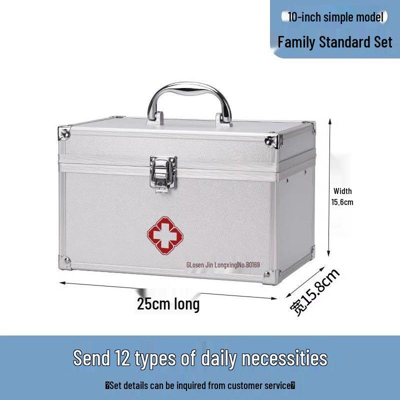 Family Pack Large Capacity First Aid Medicine Storage Box