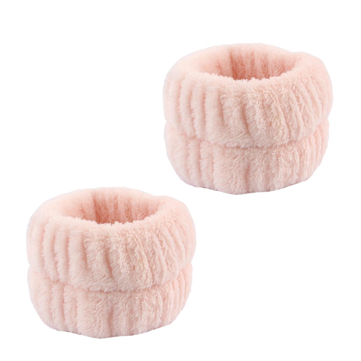 

3Pcs/Set Wash Face Headbands For Women Coral Fleece Hair Bands Cuff Waterproof Bands Absorbent Wristbands Head Band Hair Parts