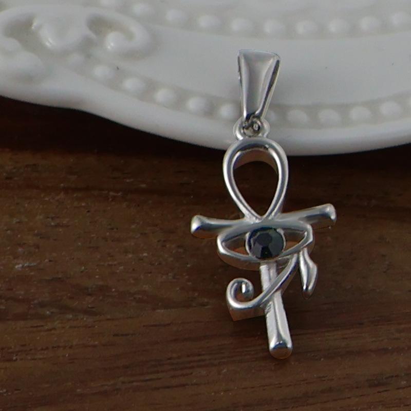 Yori 2 Stück Edelstahl Schlüssel Herz Anker Kreuz Anhänger Vakuum Galvanik 18K Gold Farbe Ofenfest