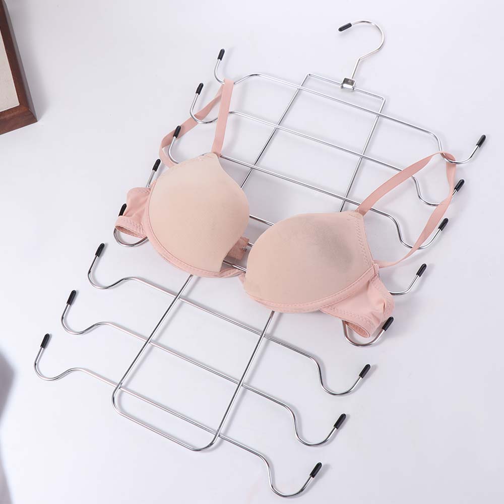 Save Space Bra Tank Top Hangers 8 Tier Closet Organizers Thick Underwear Hanger  Camisoles
